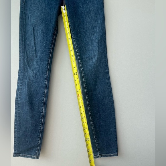 FRAME Le Skinny de Jeanne Jeans Women’s 27 Blue Stretch Mid-Rise - Picture 7 of 7